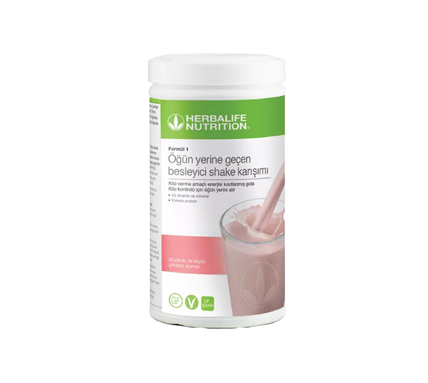 Herbalife Ahududu Aromalı Formül 1 Öğün Yerine Geçen Besleyici Shake Karışımı