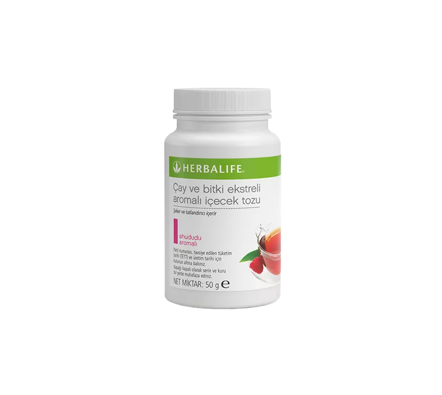 Herbalife Ahududu Aromalı Çay ve Bitki Ekstreli Aromalı İçecek Tozu