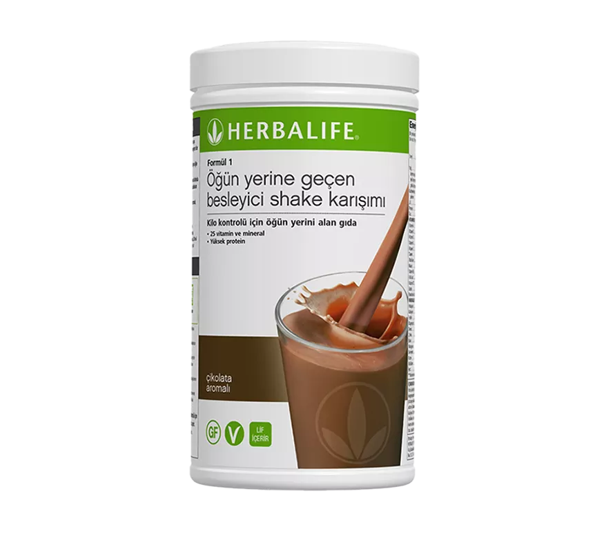 Herbalife Çikolata Aromalı Formül 1 Öğün Yerine Geçen Besleyici Shake Karışımı