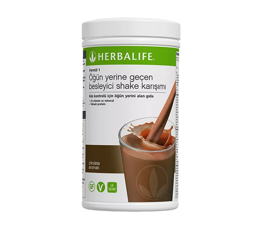 Herbalife Çikolata Aromalı Formül 1 Öğün Yerine Geçen Besleyici Shake Karışımı