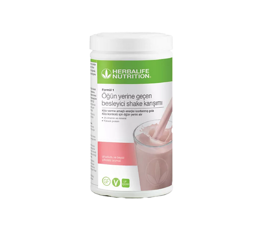 Herbalife Ahududu Aromalı Formül 1 Öğün Yerine Geçen Besleyici Shake Karışımı