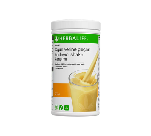 Herbalife Muz Aromalı Formül 1 Öğün Yerine Geçen Besleyici Shake Karışımı