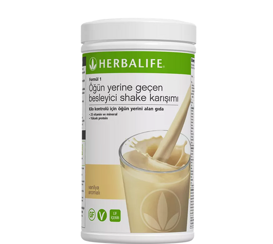 Herbalife Vanilya Aromalı Formül 1 Öğün Yerine Geçen Besleyici Shake Karışımı